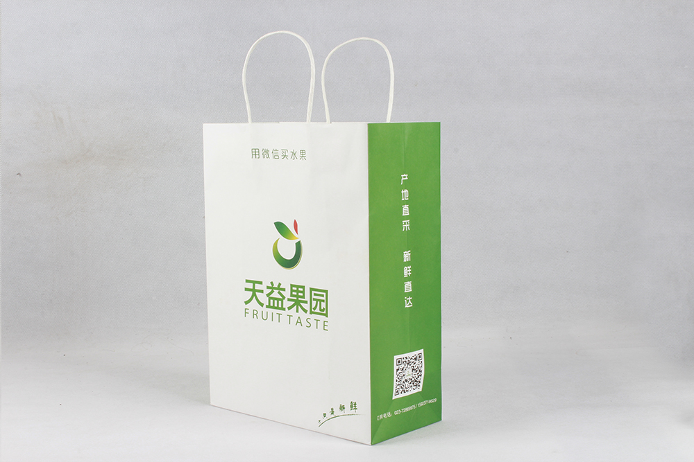 天益果園打包牛皮紙袋定制 天益果園打包牛皮紙袋定制